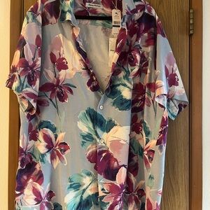 Tommy Bahama Multicolor Floral Button Down Shirt